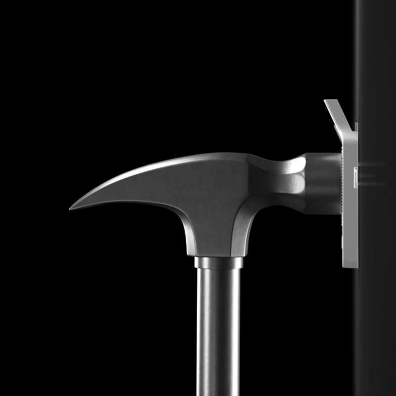 Bold Picture hook for all kinds of walls